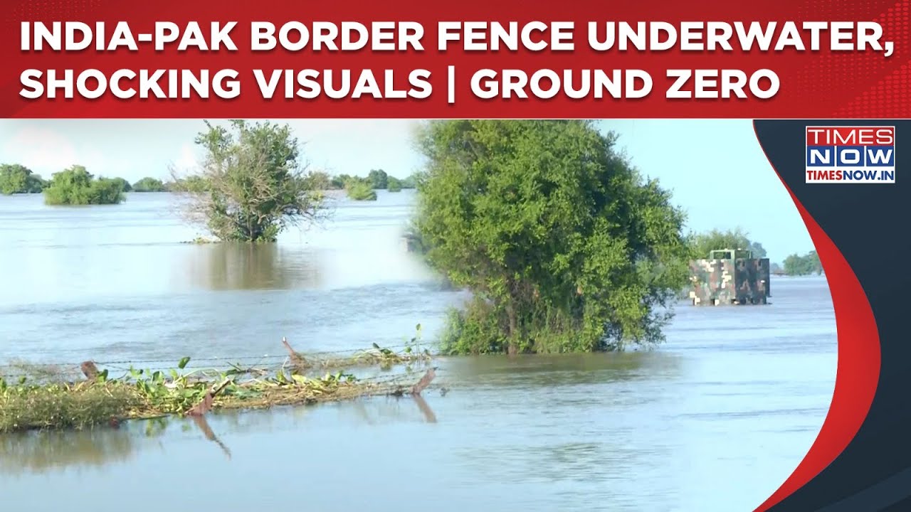 Punjab Flood Fury: As Fences Drown, India-Pakistan Border Dissolves? Shocking Ground Zero Visuals
