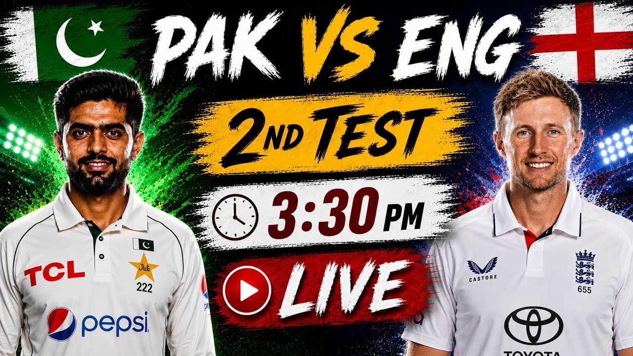 Pakistan Vs England 2ND Test Match 2026 | PAK Vs ENG 2ND Test Match Playing 11 And Time Table 