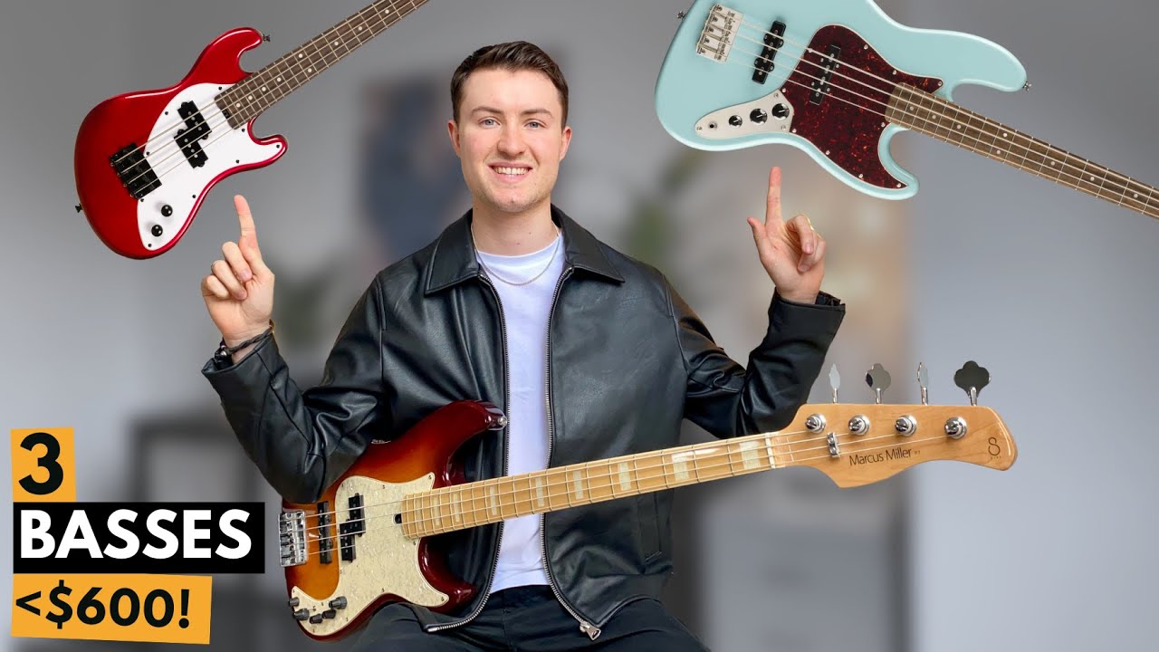3 Best Bass Guitars Under $600 for Beginners (Value & Tone!)