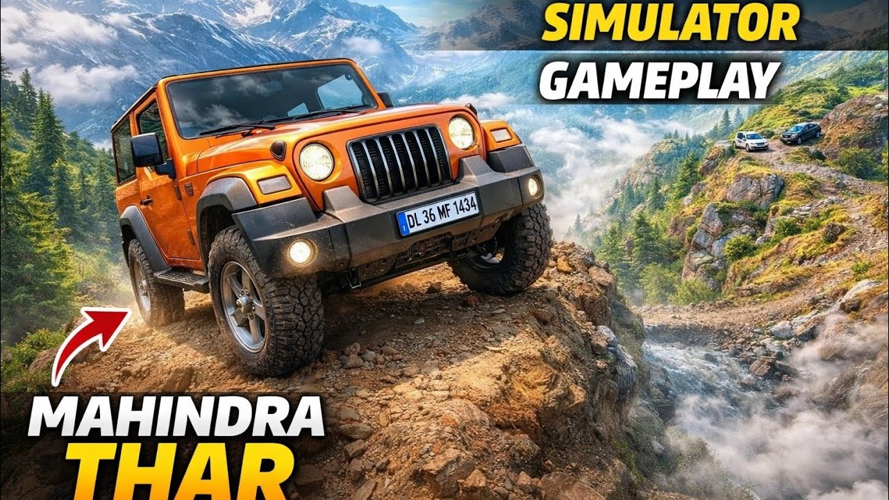 Mahindra Thar Offroad Driving Simulator Gameplay