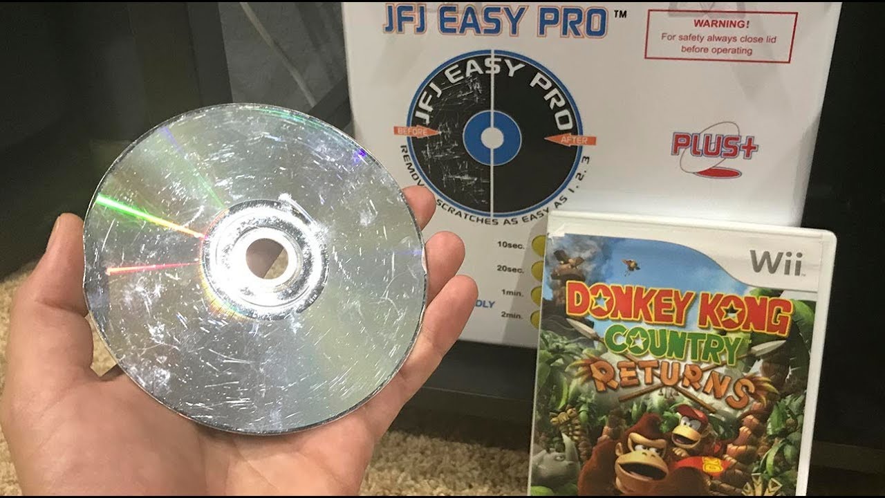JFJ Easy Pro против Donkey Kong Country с поцарапанной игрой Wii