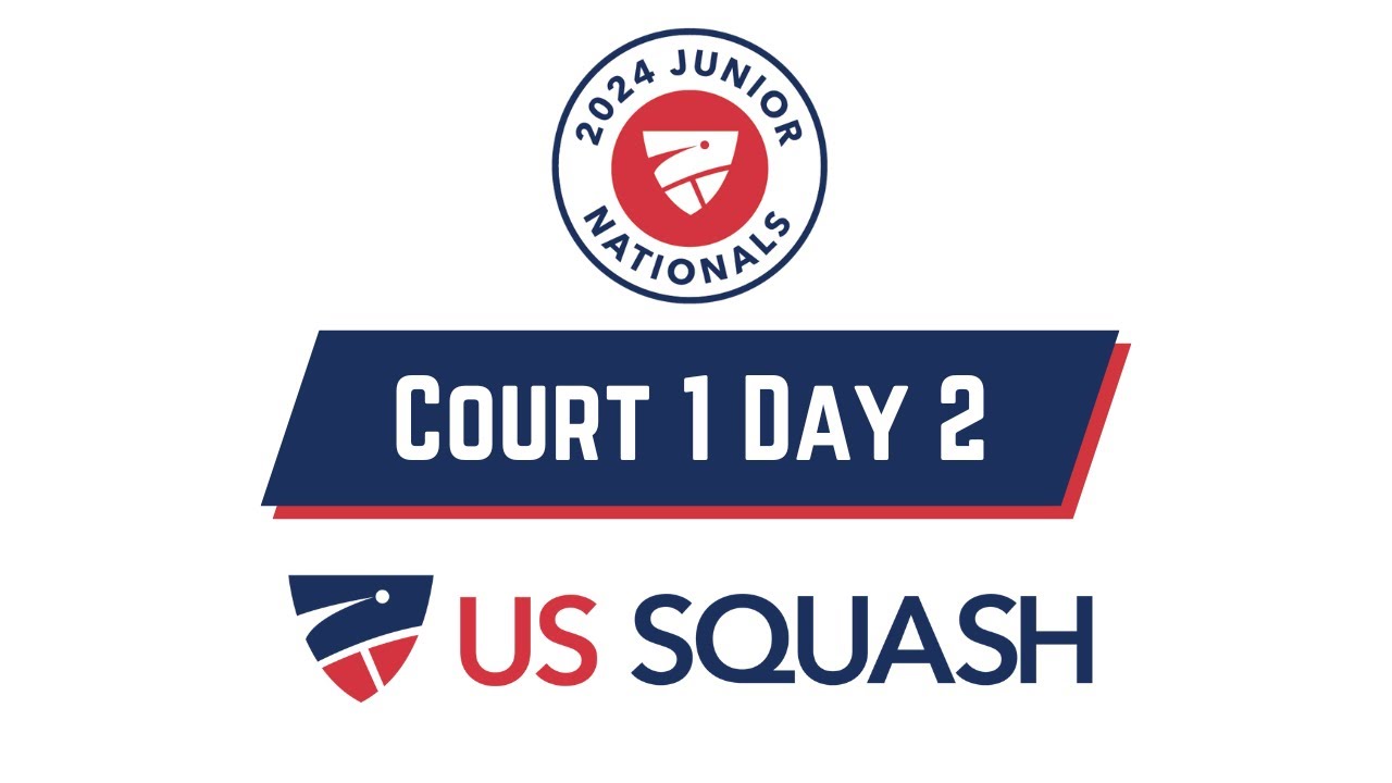 Exhibition Court 1 (West) - U.S. Junior Squash Championships 2024 - Day 2