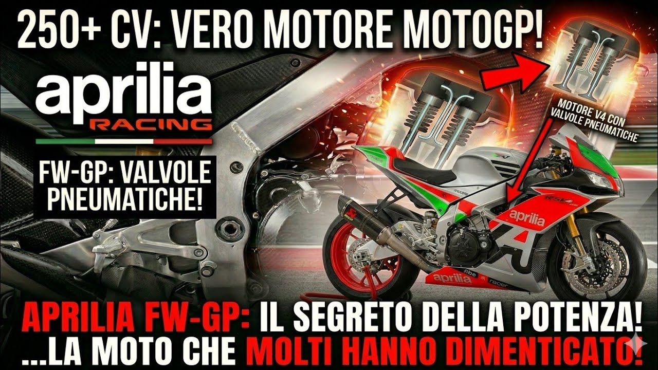 Valvole pneumatiche su una moto 