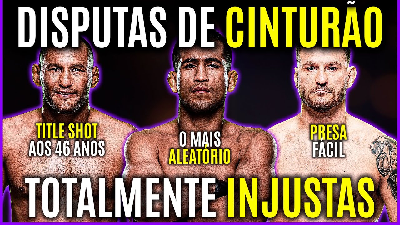 OS 10 TITLE SHOTS MAIS ABSURDOS DO UFC