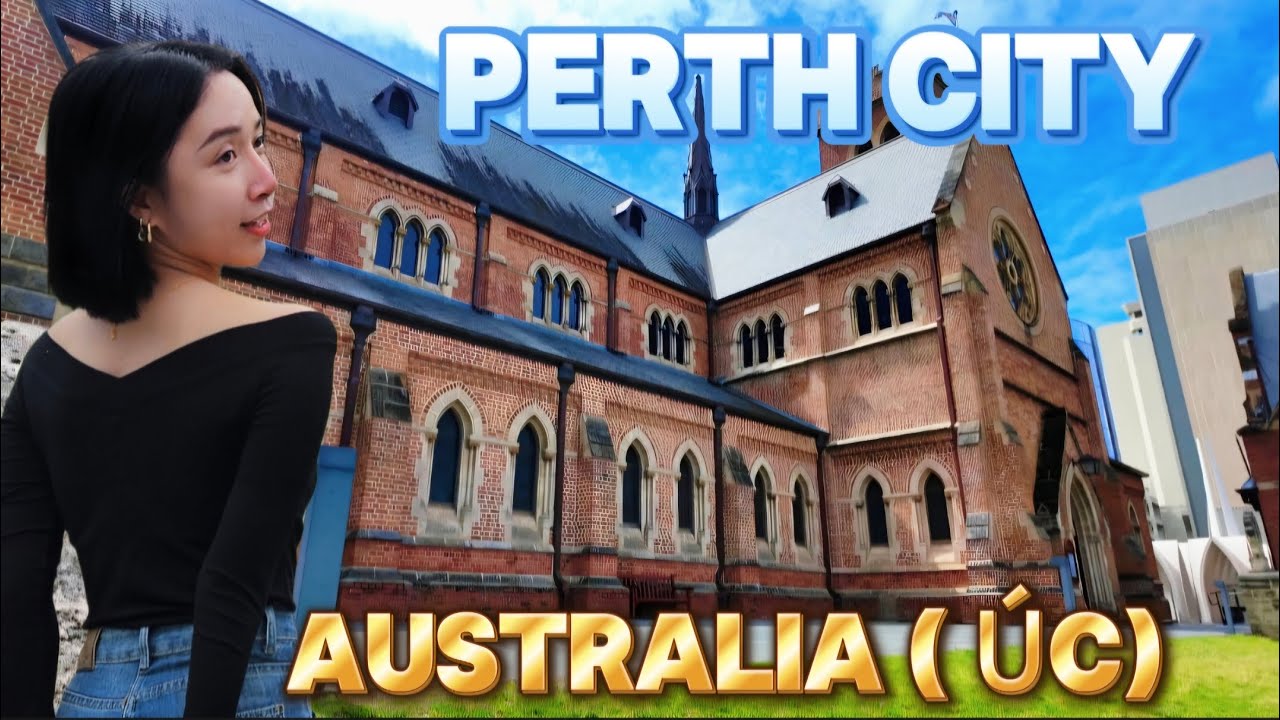 Đi bộ trong trung tâm thành phố Perth nước Úc 🇦🇺