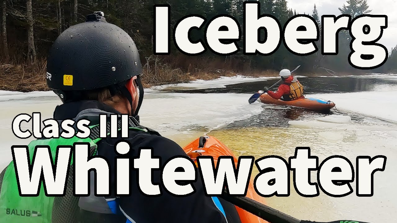 Class 3 Whitewater Kayaking on the Digdeguash River in New Brunswick, Canada