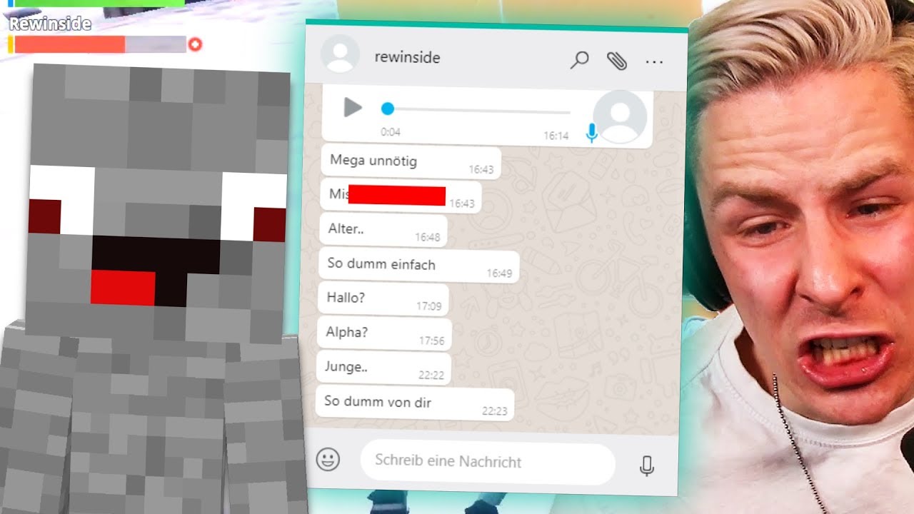 Ich ignoriere Rewinside einen ganzen Tag lang (er blockiert mich..) Fortnite