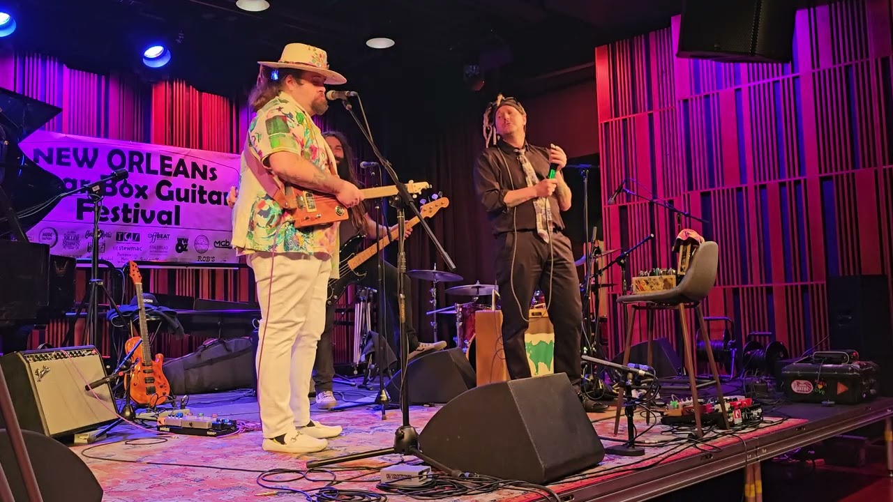 Wild Blues Johnathan Boogie Long & Jason Ricci Live At The New Orleans Cigar Box Guitar Festival 