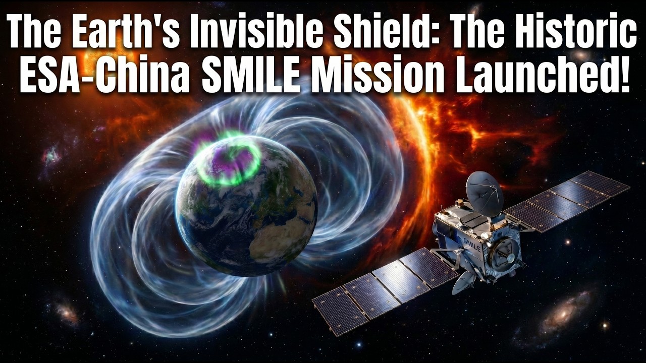 Earth's Invisible Shield: The Historic ESA-China SMILE Mission Launched!