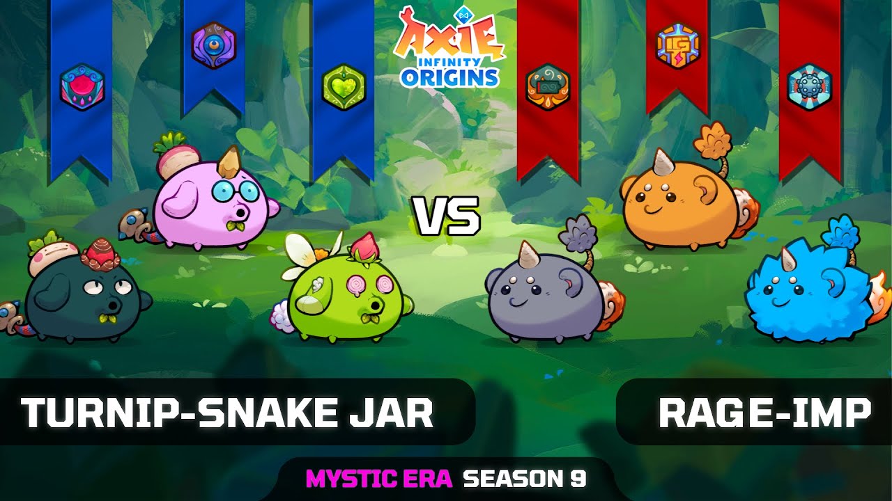 TURNIP-SNAKE JAR vs RAGE-IMP | SEASON 9 | AXIE INFINITY ORIGINS