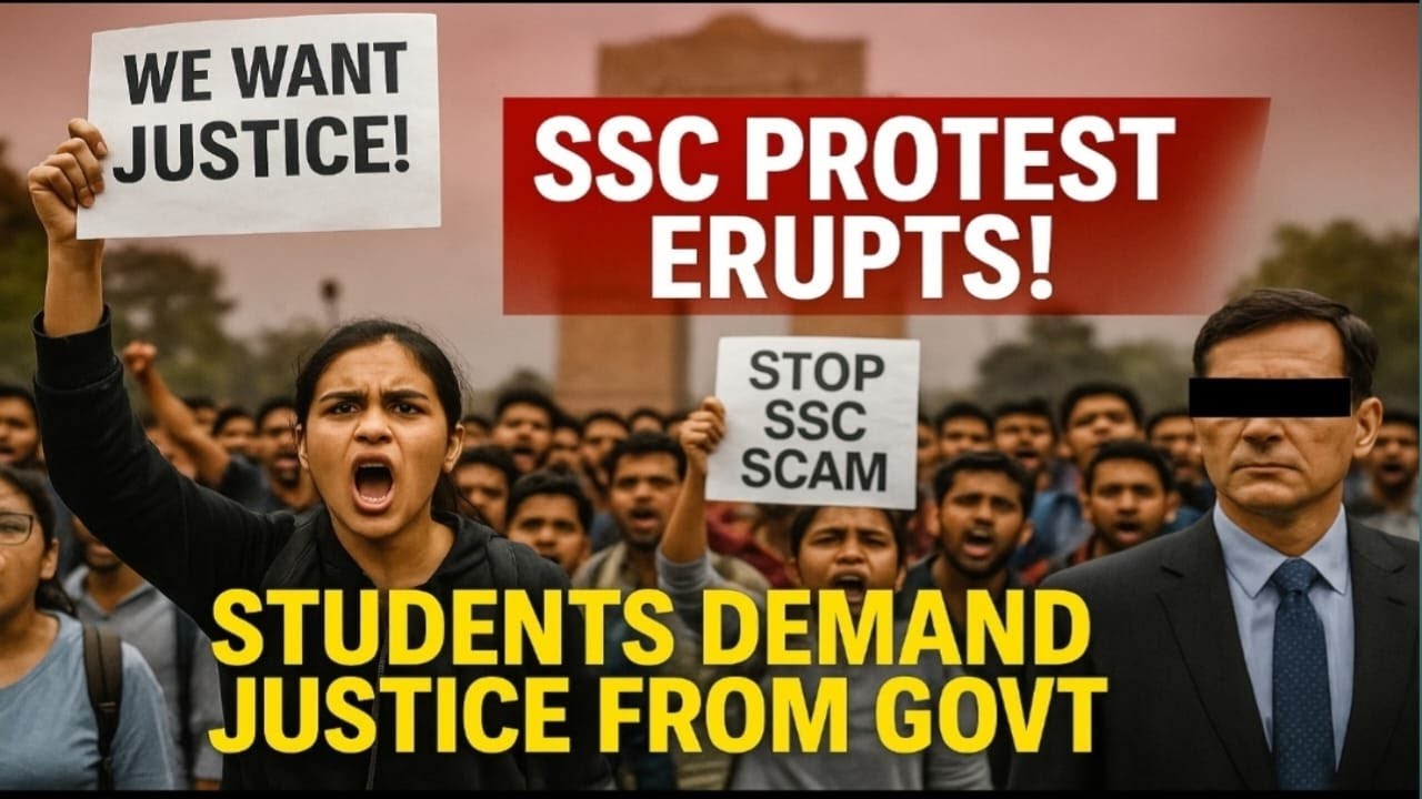 SSC Protest Erupts! Students Demand Justice from Govt ..
