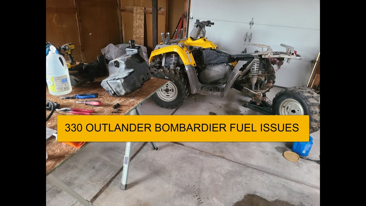 330/400 OUTLANDER BOMBARDIER ПРОБЛЕМЫ С ТОПЛИВОМ. ПРОСТАЯ УСТАНОВКА ВТУЛКИ