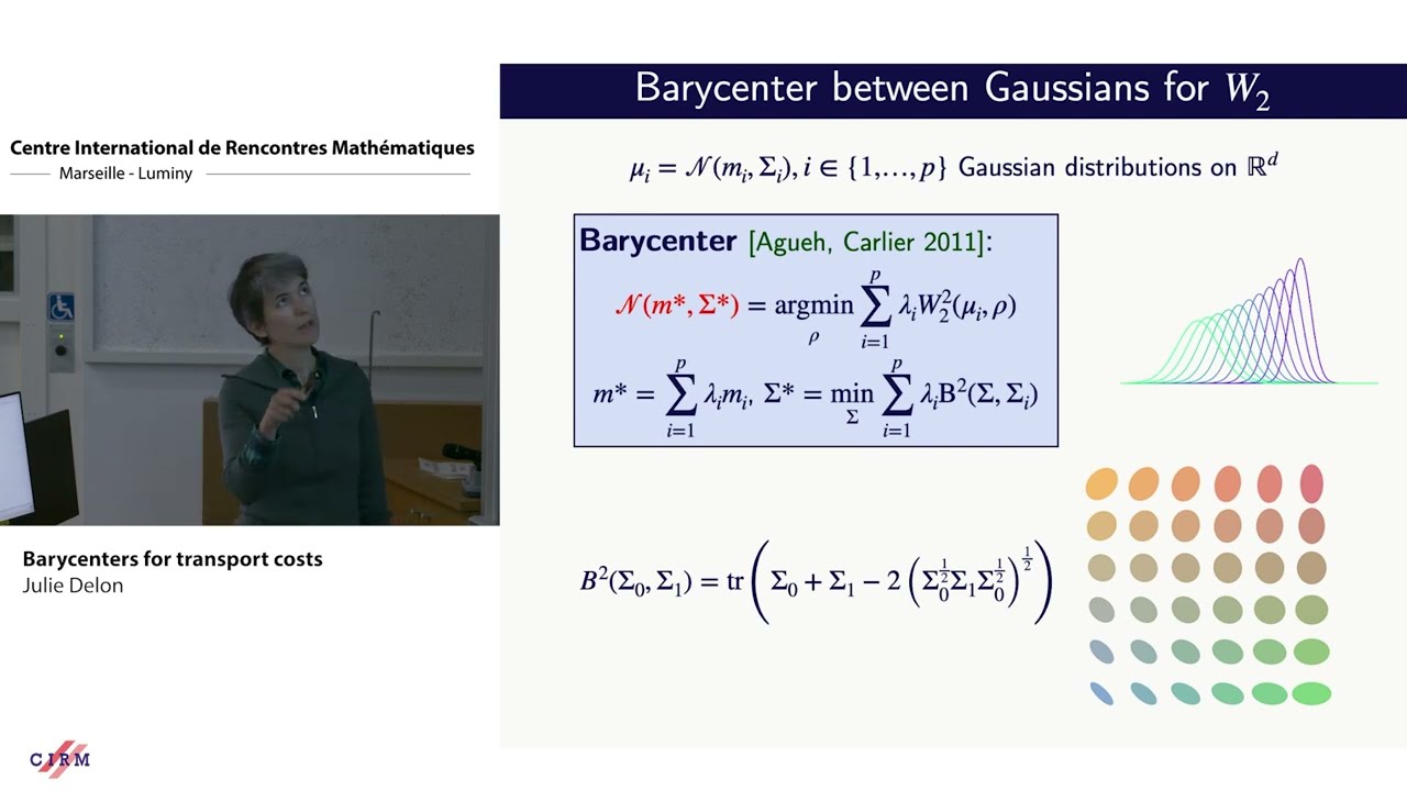 Julie Delon: Wasserstein barycenters for generic transport costs