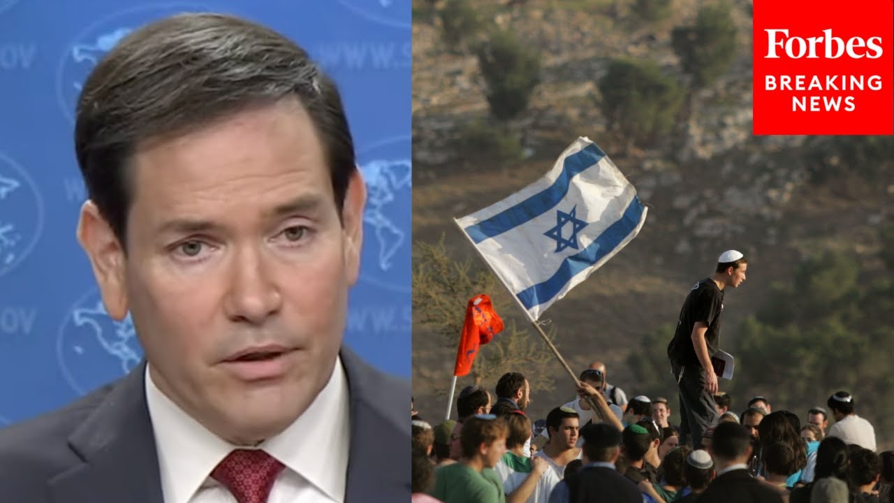 Reporter To Rubio: Doesn't Israeli Settler Violence, Settlement Expansion 'Undermine' Peace Plan?