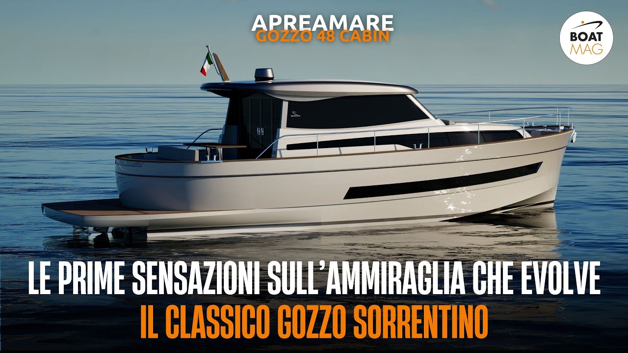 Il primo tour della nuova ammiraglia 2026 di Apreamare: il Gozzo 48 Cabin