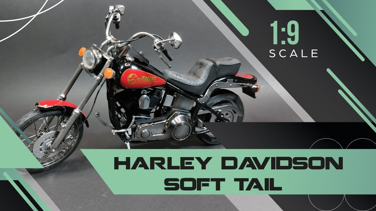 Harley Davidson Softail Custom - Revell1/9 Scale - Scale Modeling
