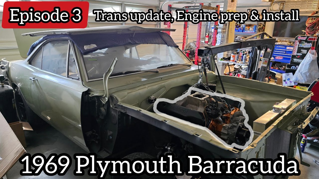 Big Block Prepped and Installed – 1969 Barracuda 493 Stroker Build (Episode 3)