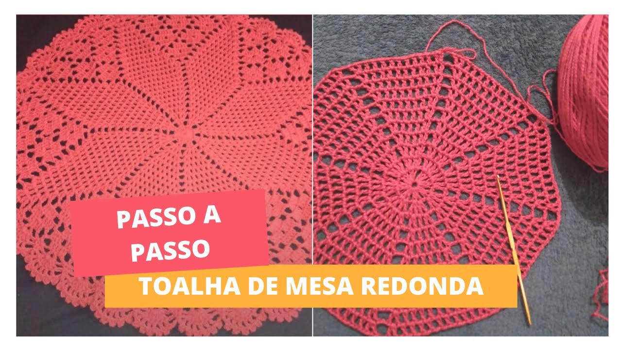 Toalha de mesa Redonda (Parte 1)