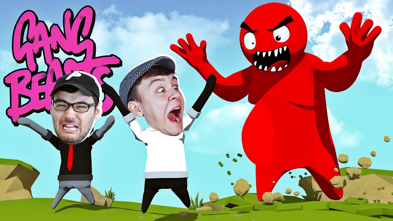 DER XXL RIESE GREIFT UNS AN?! - Gang Beasts