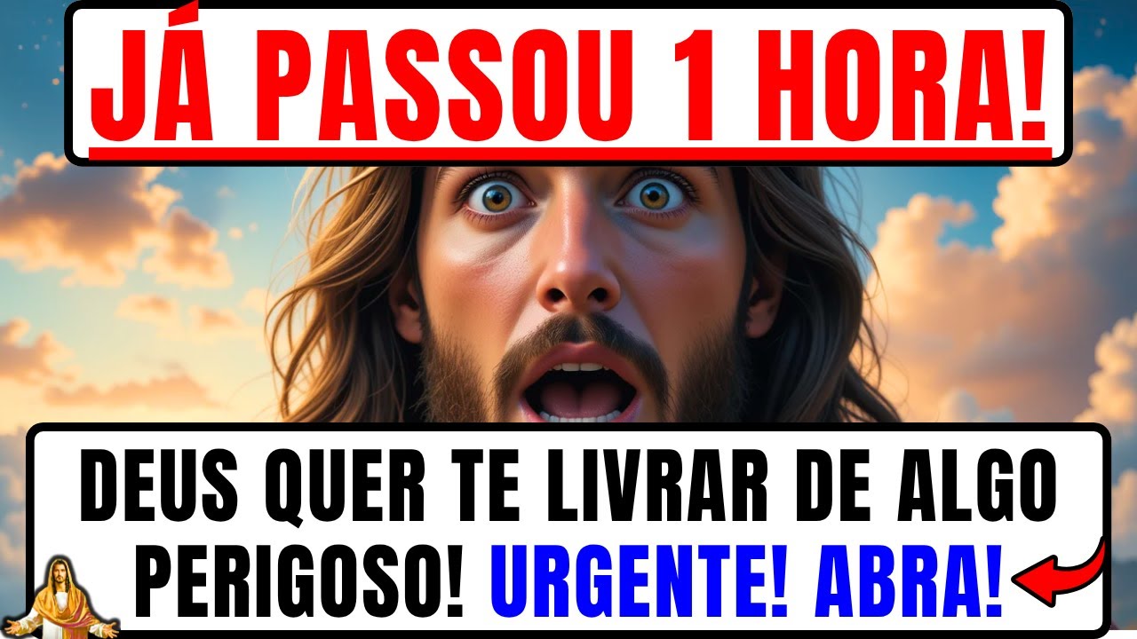 DEUS DIZ: ESTOU TENTANDO FALAR COM VOCÊ HÁ MAIS DE 1 HORA! Algo Perigoso Vem Aí! Não Rejeite Jesus!