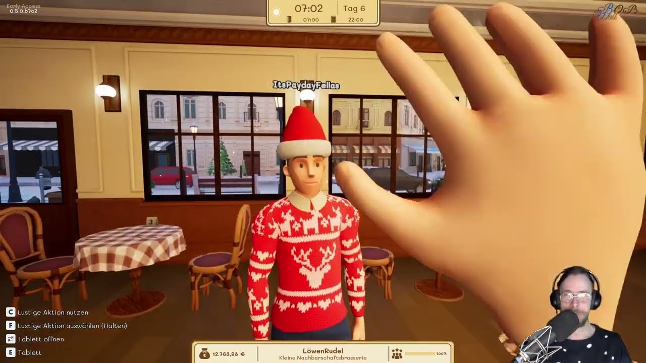 Parisian Brasserie Simulator 🦁 Stream 2 🥖 [1/5] Vorbereitungen für den 6. Tag