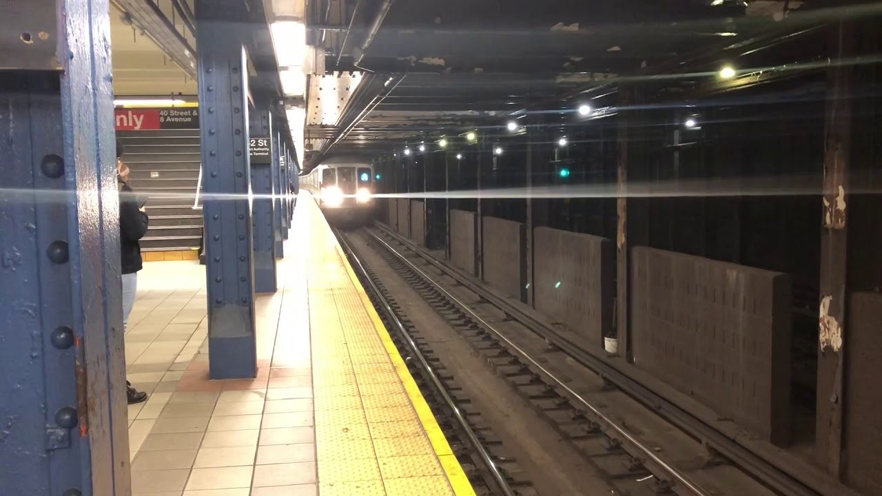 New York Subway Final Run of the R42s at 42nd St. MTA