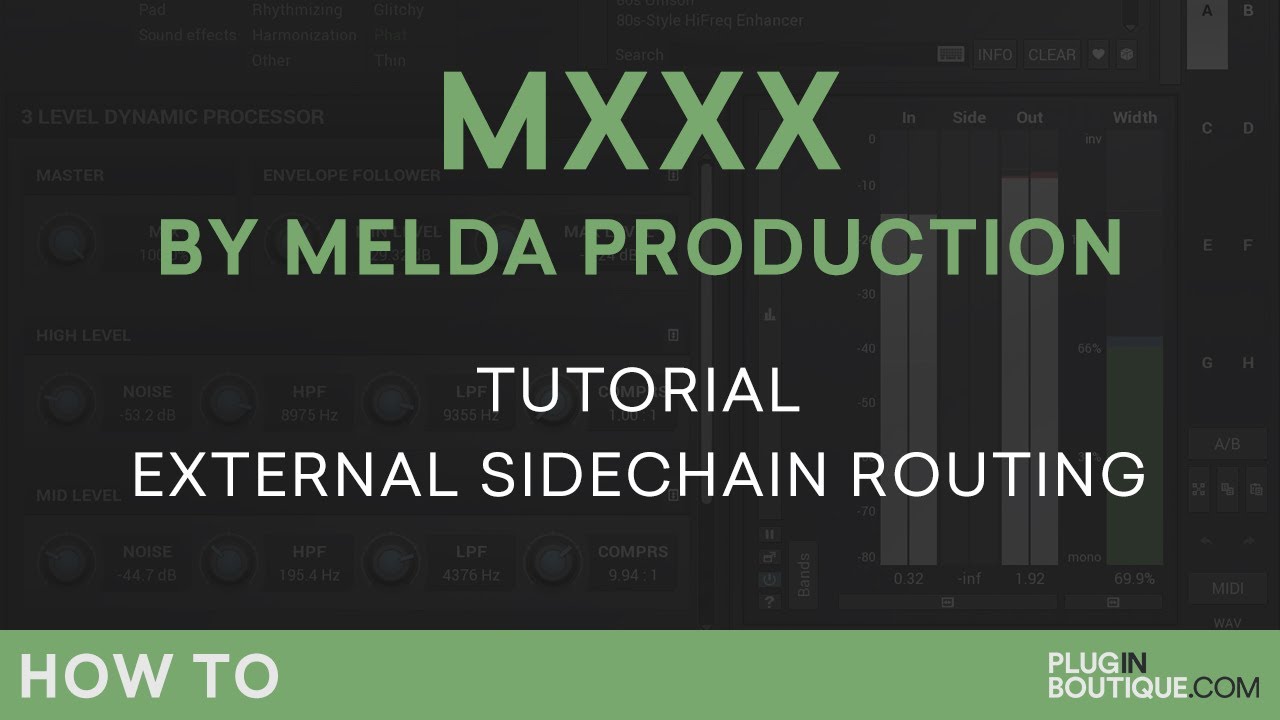 MXXX by Melda Production | External SideChain Routing | Part 5