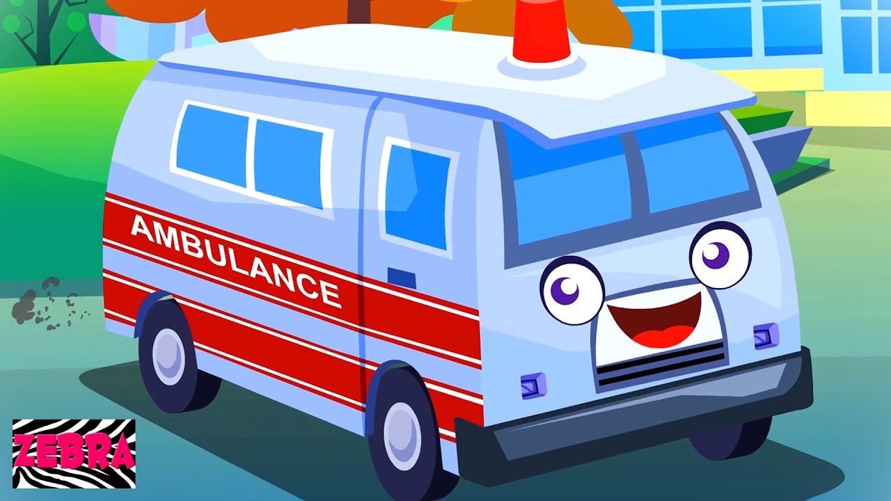 Ambulance Song | Be Safe On Road Rhyme | Nursery Rhymes and Baby Songs with Kids Tv