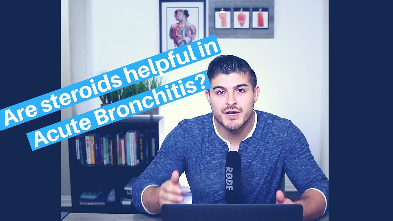 Should you give steroids for acute bronchitis?