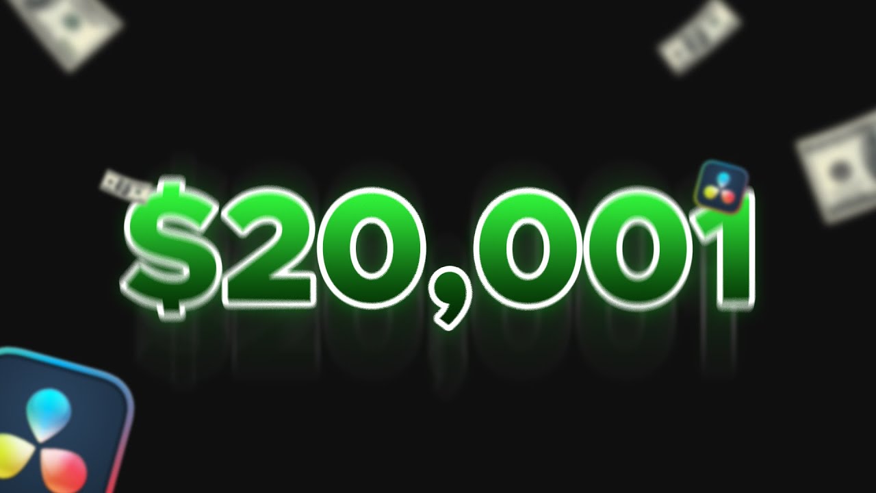 Money Counter Effect in Davinci Resolve | Full Tutorial |