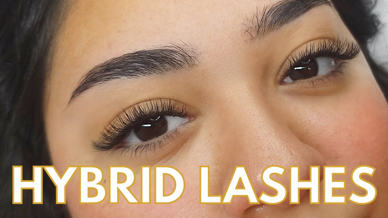 Hybrid lash extensions for beginners