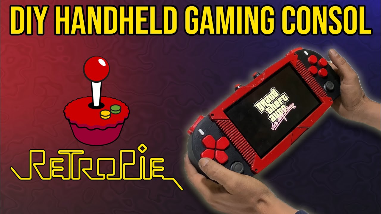 DIY Xbox Handheld RetroPie: A Raspberry Pi Gaming Handheld Arcade Console 
