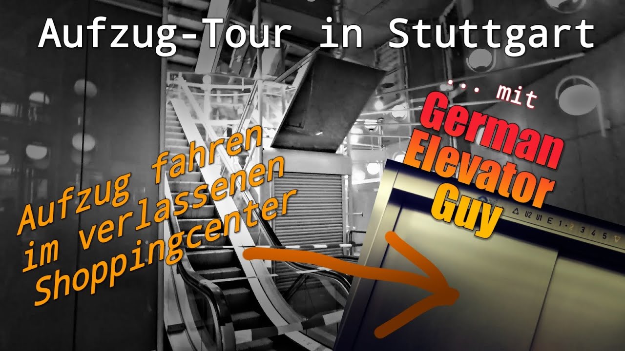 Aufzug-Tour in Stuttgart - unterwegs mit German Elevator Guy || M&M_Tube