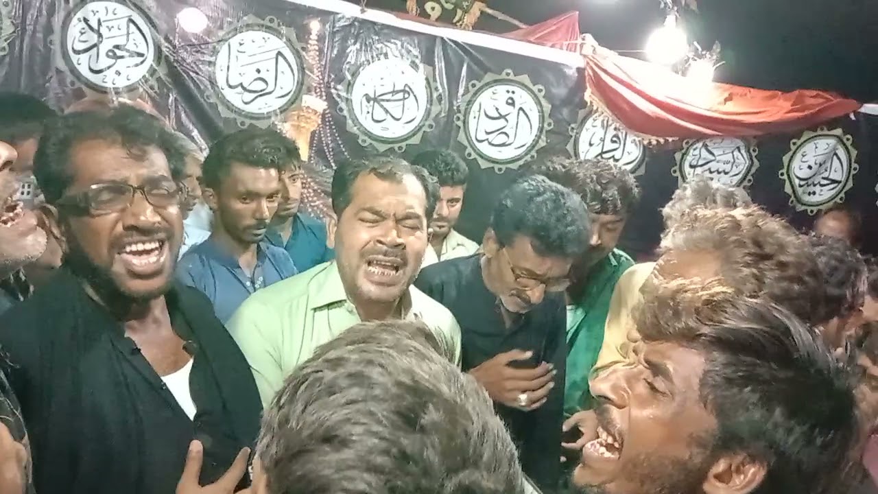 Azadar hussain Village ali khan mari azadari program