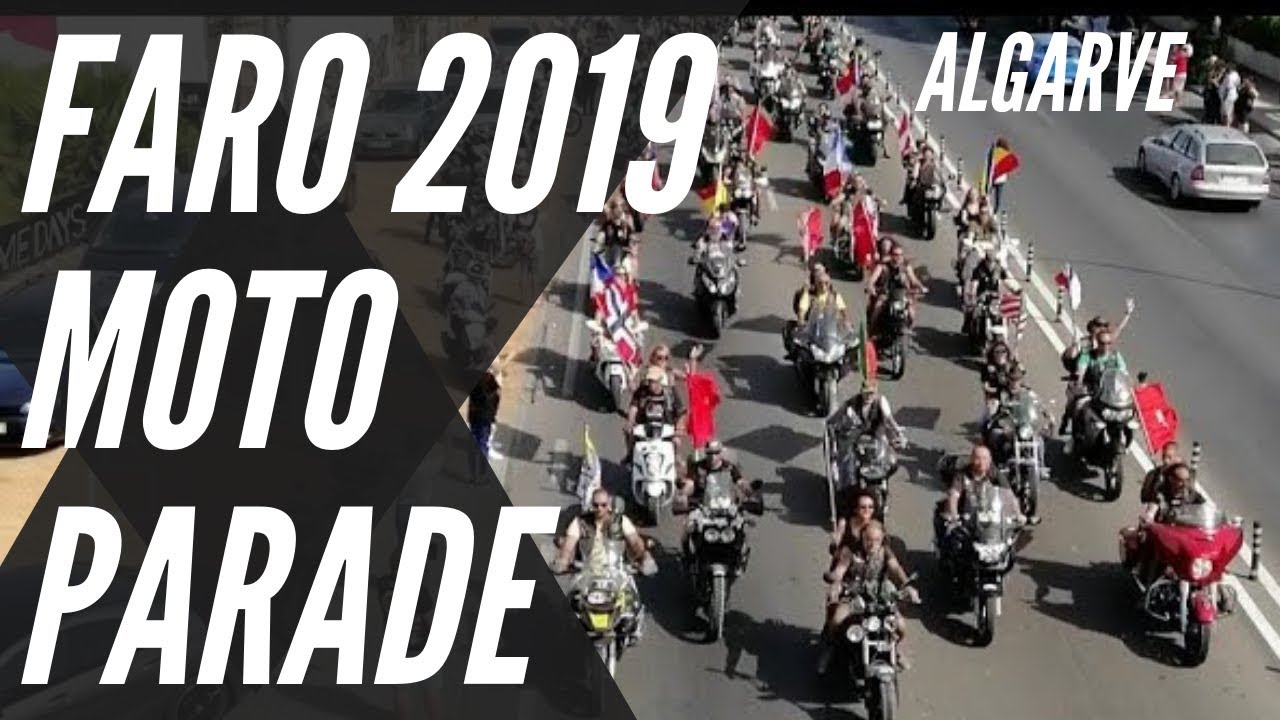 FARO 2019🏍️🏍️ | Biggest Motorbike PARADE  in the WORLD - #Algarve | Desfile Moto Clube de Faro #101