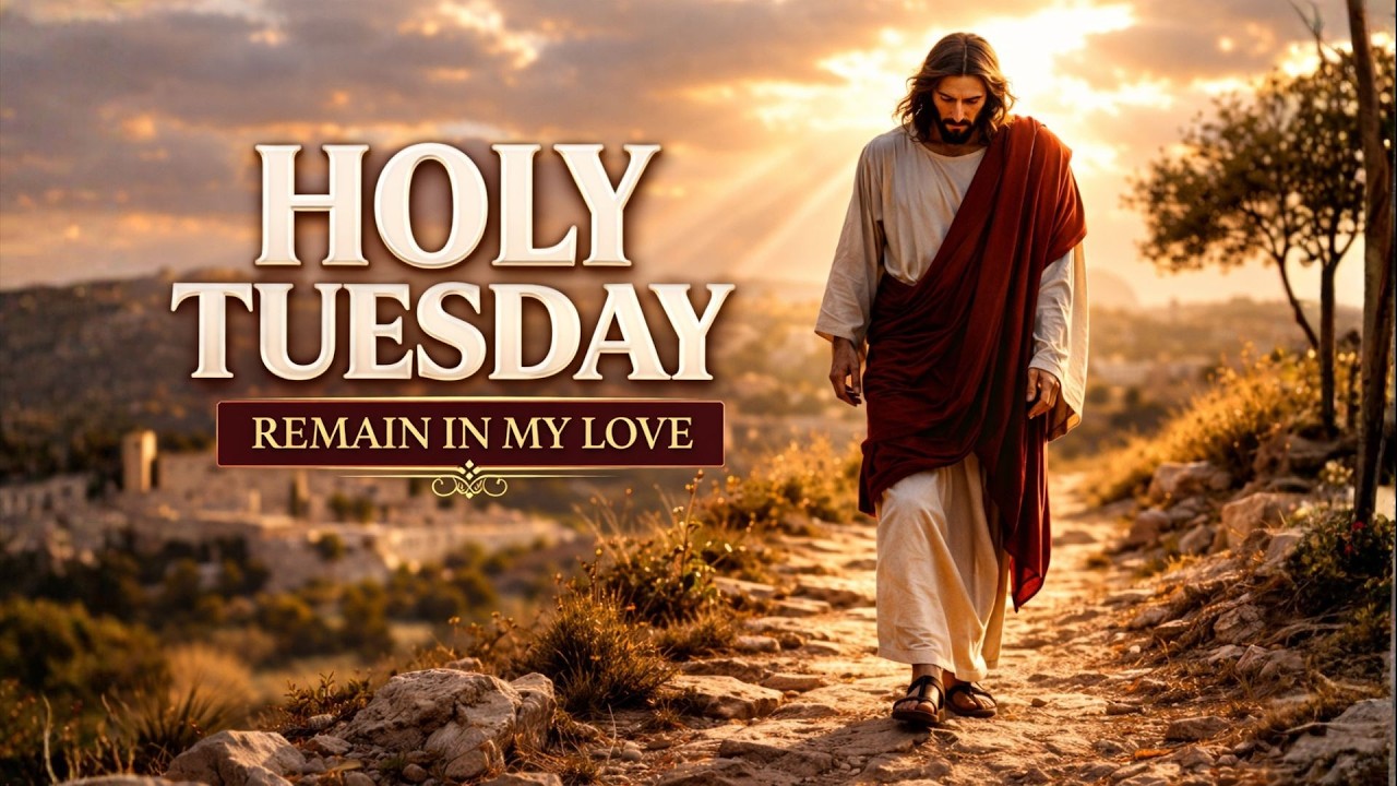 Holy Tuesday ✝️ Remain in My Love ✝️ Songs to Walk With Jesus in the Hour of Trial | Holy Week Music