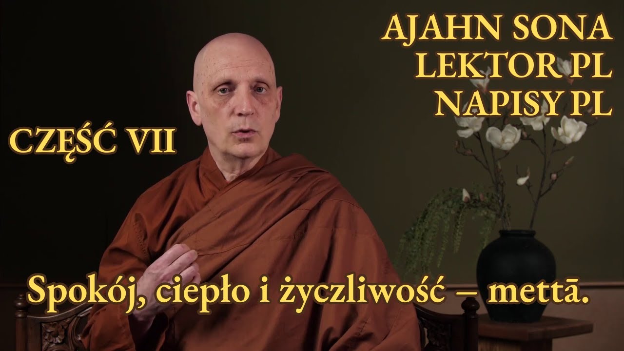 Ajahn Sona - Spokój, ciepło i życzliwość – mettā. (7) [LEKTOR/NAPISY PL]