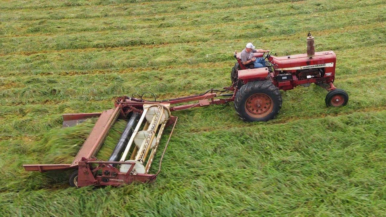 Morning Chores and Cutting Hay with the Farmall 756