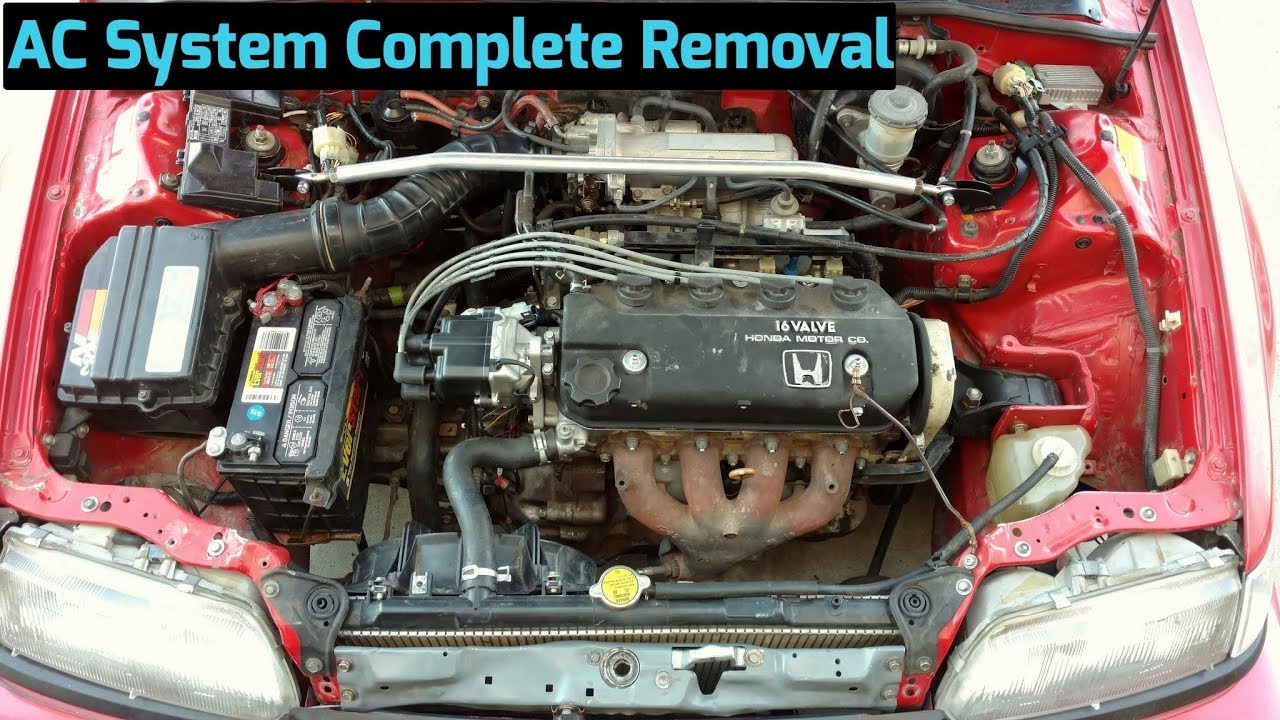 How to Remove AC Compressor & Components from 1988-1991 Honda Civic & CRX