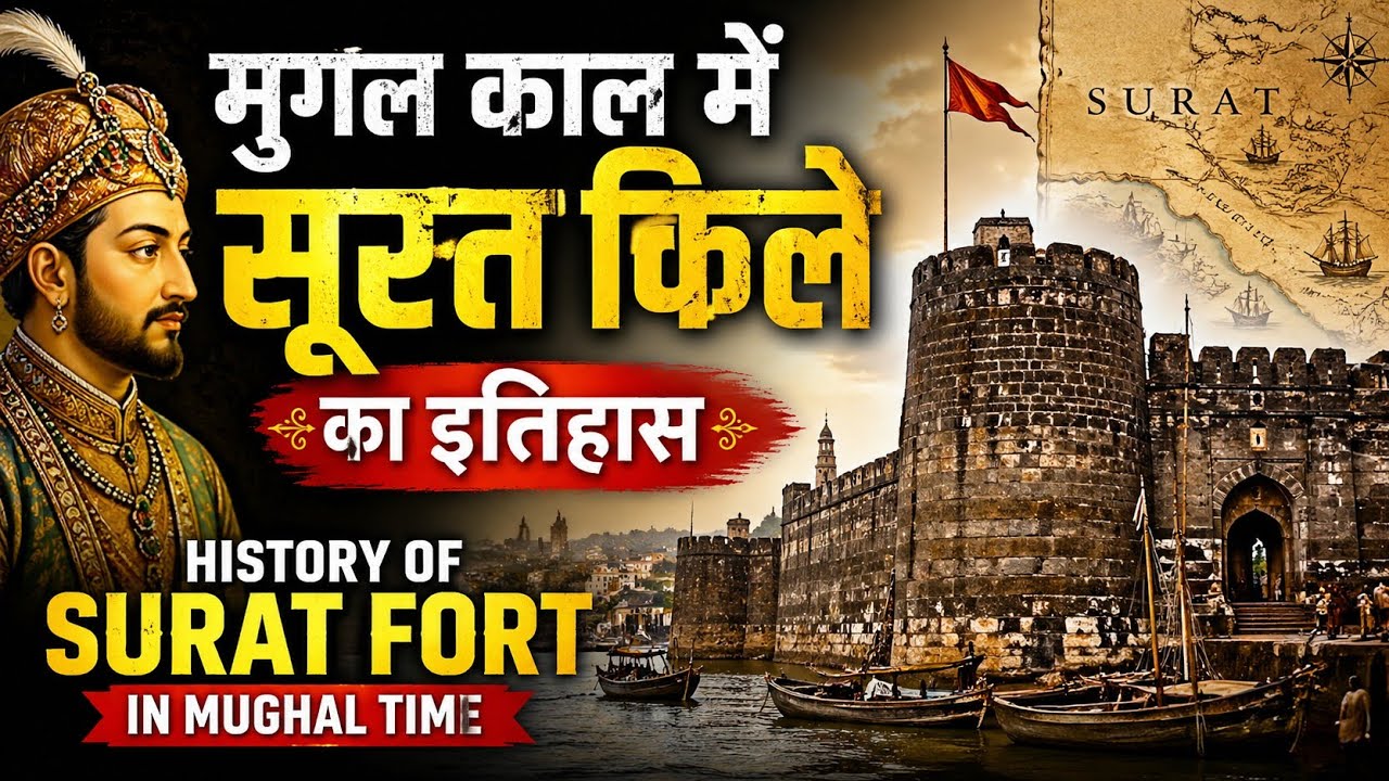 मुगल काल में सूरत किले का इतिहास | History of Surat Fort in Mughal Time | Jivan Nimje