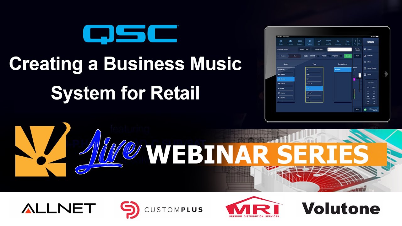 QSC- Creating a Business Music System for Retail