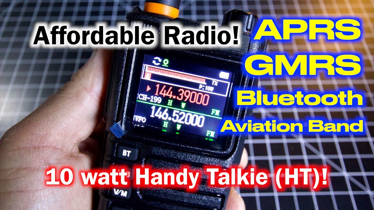 TIDRadio TD-H9 10-watowe radio amatorskie, budżetowe, przenośne, Ratio | Radio GMRS | APRS | Odbi...