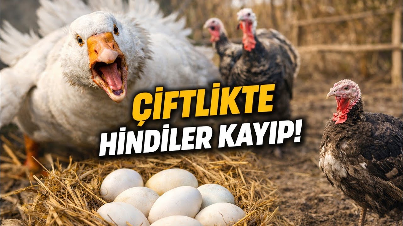 Çorum Kazının Öfkesi ve Kayıp Hindiler!#çiftlikhayatı