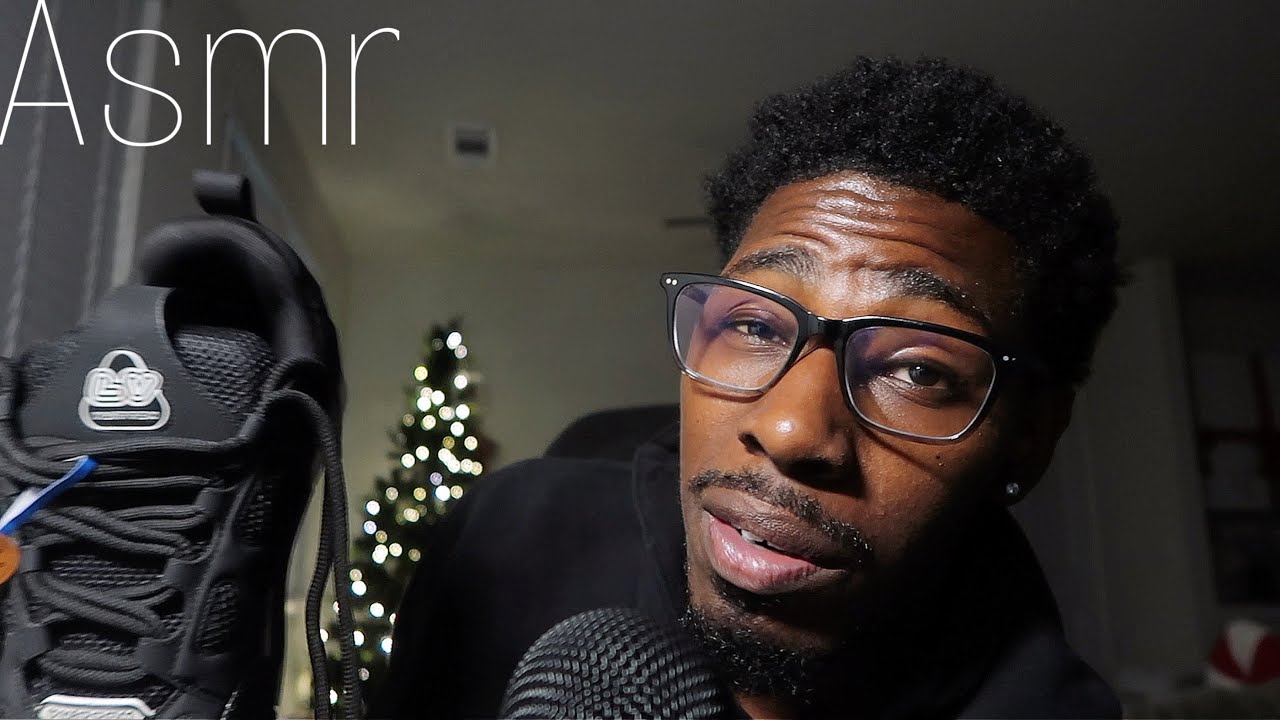 ASMR shoe unboxing/Story time Tingz