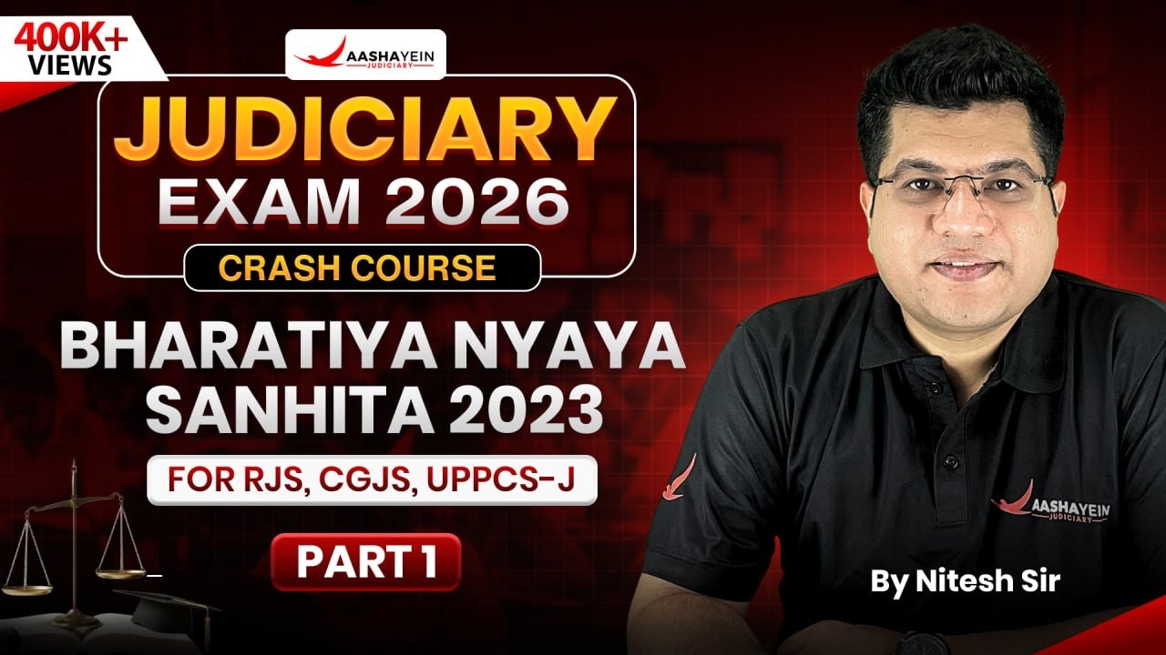 BNS 2023 Crash Course 🔥| Bhartiya Nyaya Sanhita 2023 | New Criminal Law | Judiciary Exam 2026