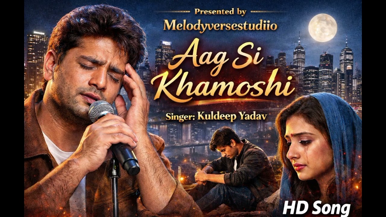 Aag Si Khamoshi 💔 | 90s Hindi Sad Song | Heart Touching Bollywood Song | AI song