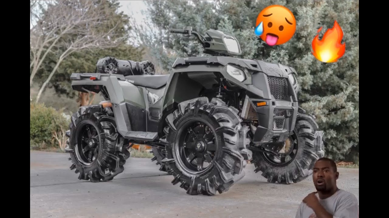 POLARIS Sportsman 570 получает ОГРОМНЫЕ ШИНЫ