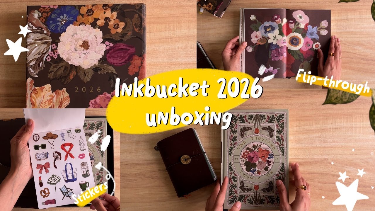 Inkbucket 2026 Planner Unboxing | Detailed Flip Through + Honest Review India