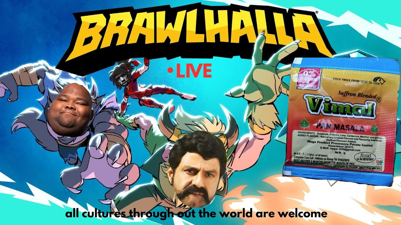 LIVE: Playing BRAWLHALLA with viewers and ranked for fun #brawlhallalive #brawlhalla