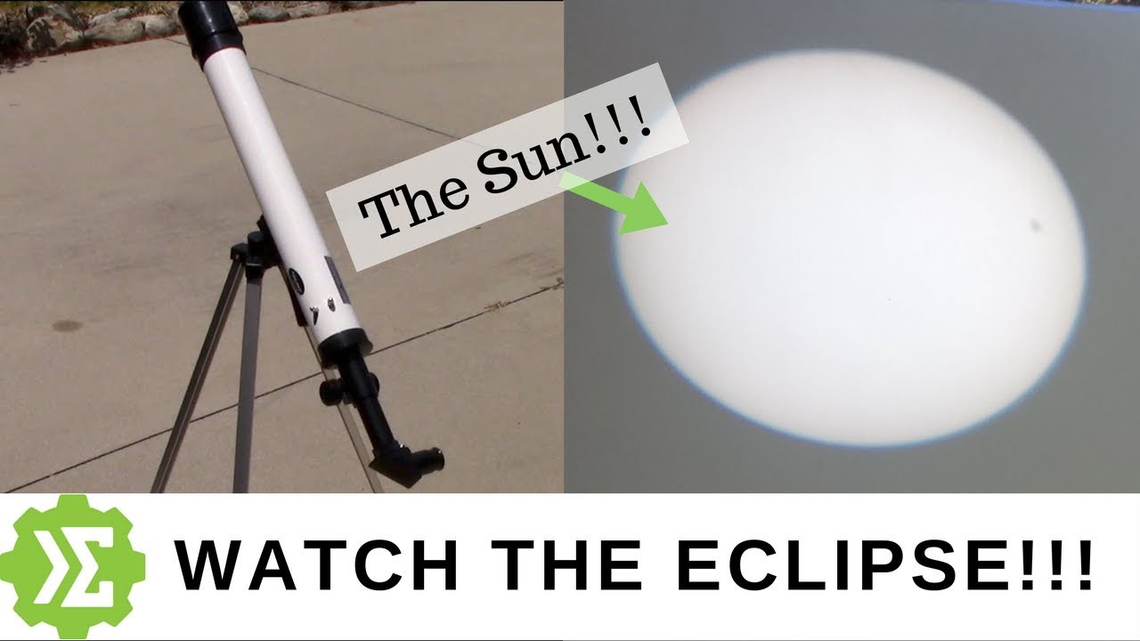 How to SAFELY view an Eclipse and Find Sunspots